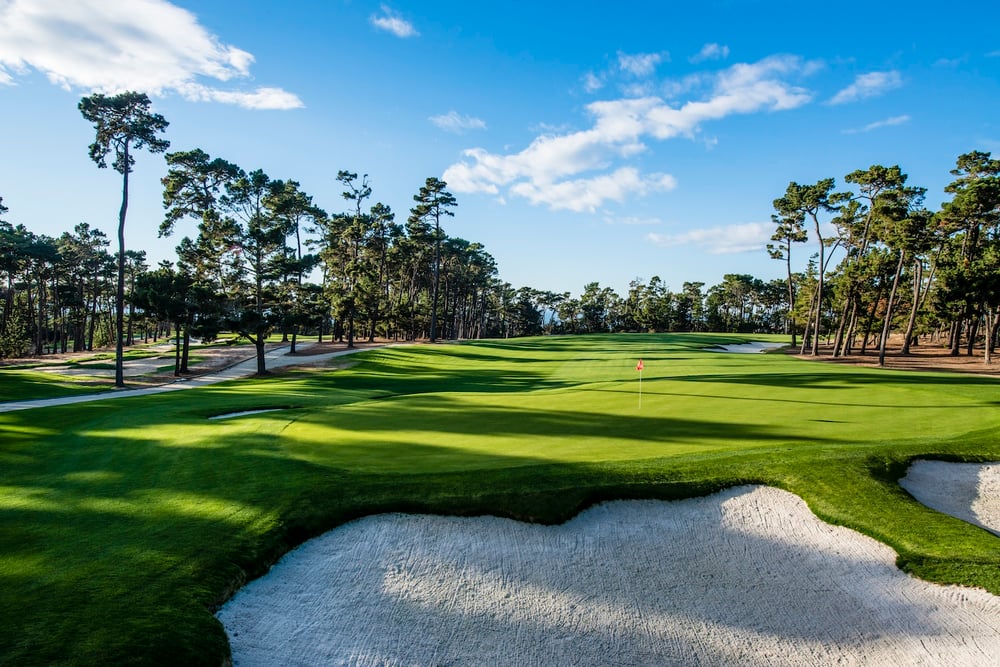 14th green Poppy Hills